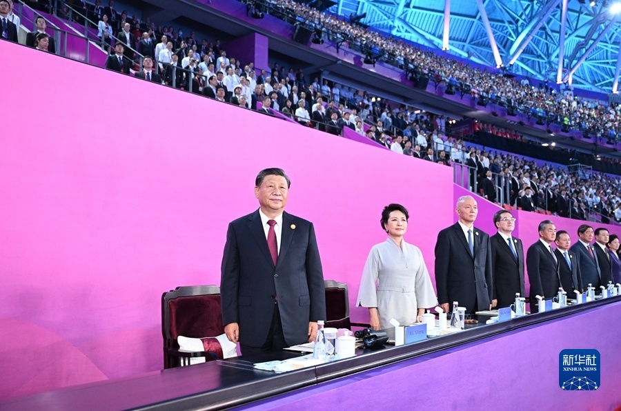 第十九届亚洲运动会在杭州隆重开幕 习近平出席开幕式并宣布本届亚运会开幕(图2)
